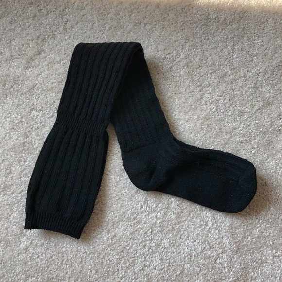 NWOT Black Thigh-high Socks [FREE WITH PURCHASE] - Picture 1 of 2